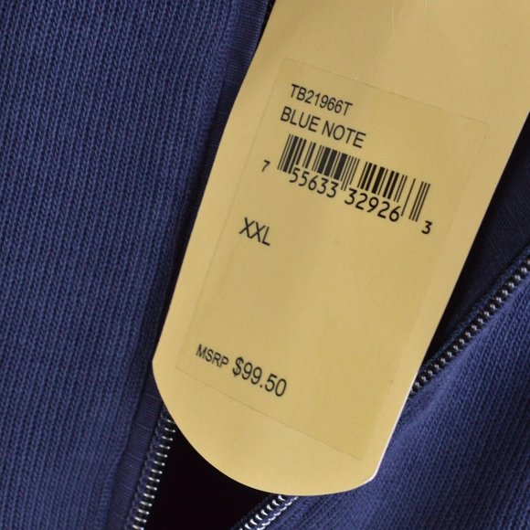 NEW Tommy Bahama Mens Sweater Navy Blue Zip - Picture 10 of 10